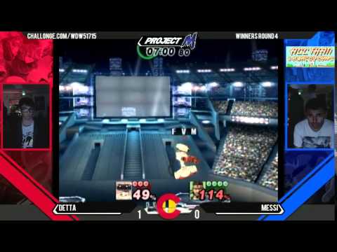 WDW - Detta (R.O.B.) Vs. DRM|Messi (Snake) WR4 - Project M 3.5