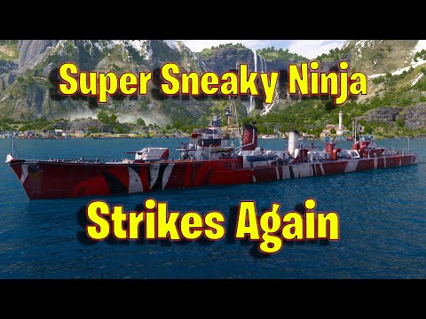 Gratuitous Ninja Strikes Again in World of Warships Legends!