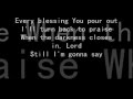 Blessed Be Your Name Tree63 Lyrics 