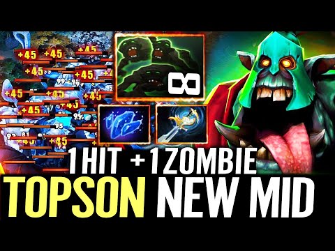🔥 TOPSON Undying 100% NEW MID — Shard + Echo Sabres 1HIT +1 ZOMBIE IMBA Hero Dota 2 Pro