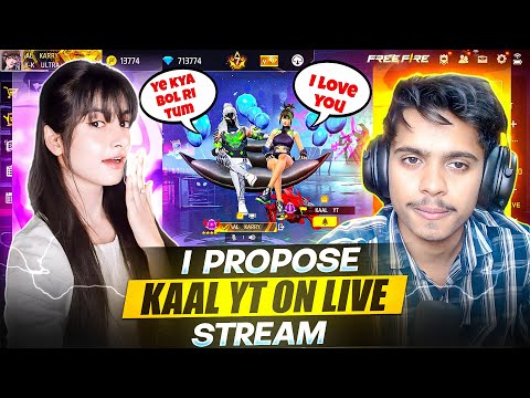 FINALLY KAAL KARRY PROPOSED KAAL YT  || CS RANKED😱 1 VS 4 👿 GARENA FREE FIRE