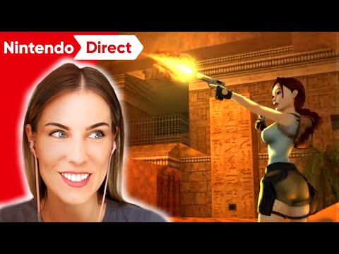 I did NOT expect this!!! Tomb Raider 1 2 3 Remaster: Nintendo Direct Sep 2023 REACTION