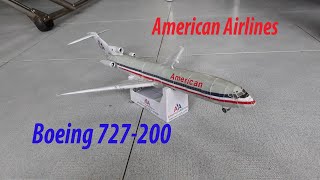 Boeing 727-200 papercraft | American Airlines (instruction)