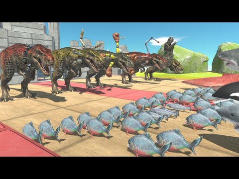 Mutant Battle - Mutant Dinosaurs Vs Aquatics - Animal Revolt Battle Simulator