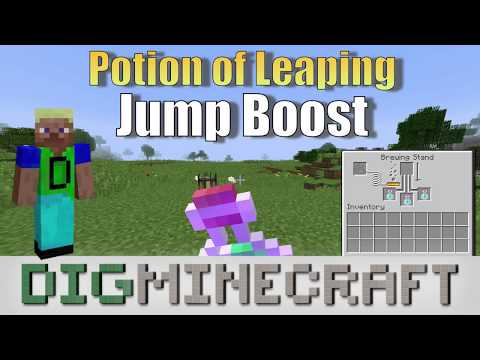 DigMinecraft - Potion of Leaping in Minecraft (Jump Boost)