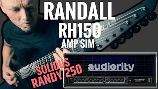 Video thumbnail for Audiority Solidus Randy 250 (Randall RH150) - metal by Johan Lund