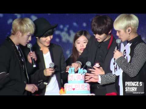 [FANCAM]140118 SHINee Festival Tour in BeiJing cake