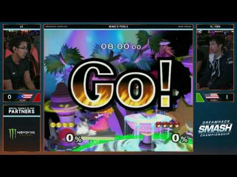 DHA 2017 SSBM - Ken (Marth) vs. LK (Peach) - Smash Melee