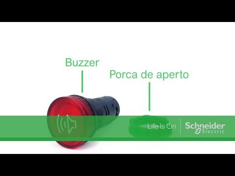 Video thumbnail of Eletrônico Sonalarme 22mm Sonoro Bitonal 90dB 220V XB5KSM - Schneider Electric