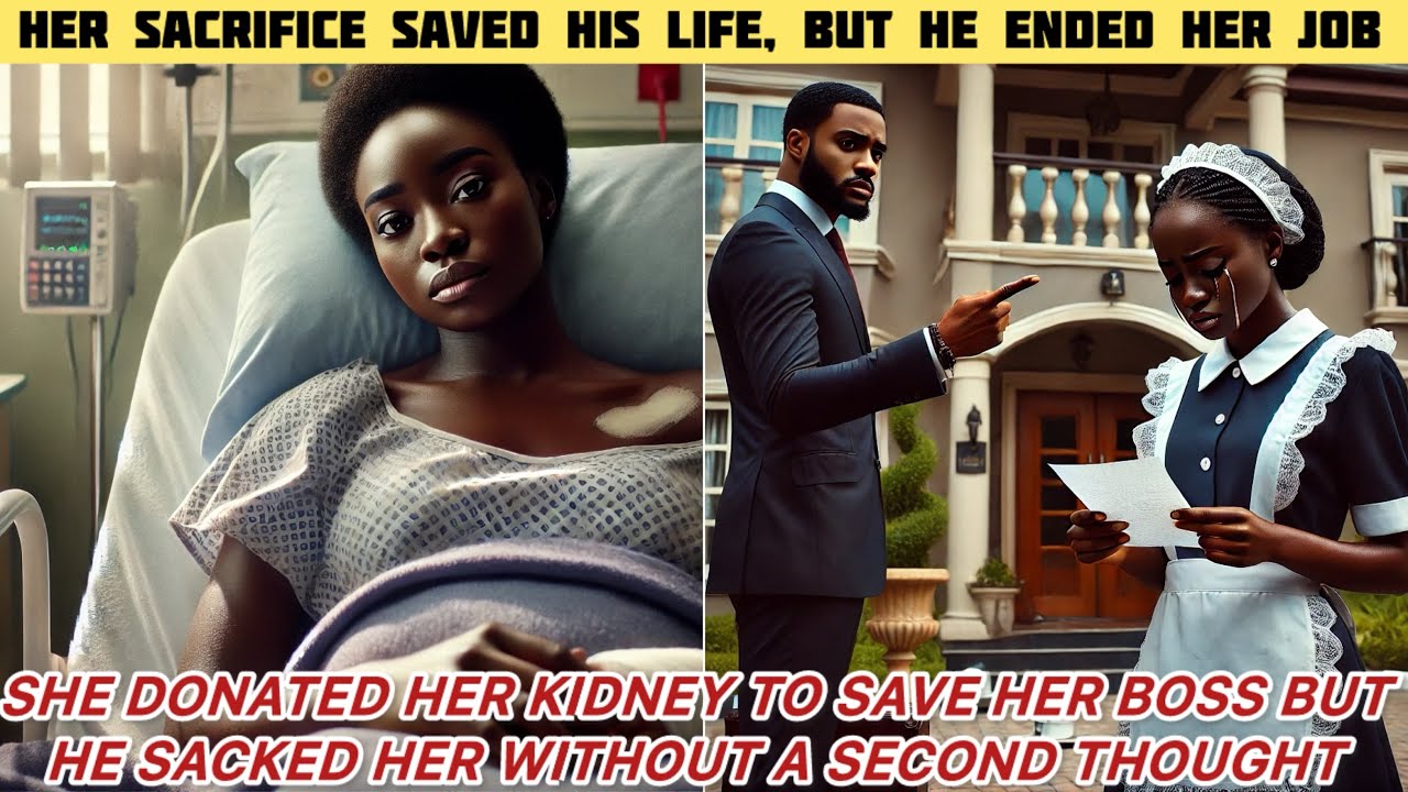 SHE DONATED HER KIDNEY TO SAVE HER BOSS BUT HE SACKED HER WITHOUT A SECOND THOUGHT