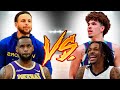 Lebron James and Stephen Curry vs Ja Morant and Lamelo Ball | 2 vs 2