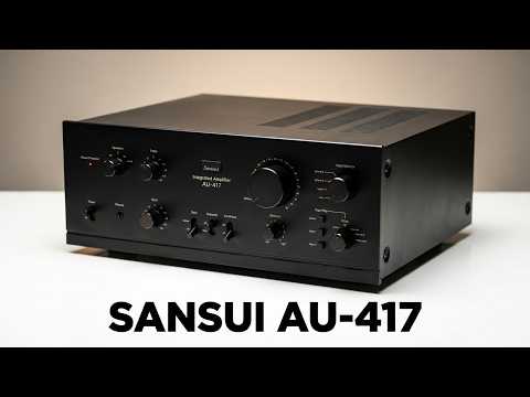 πΆβ¨ Sansui AU-417 Integrated Amplifier β 120V U.S. Unit, Serviced, Cleaned, Tested image 17