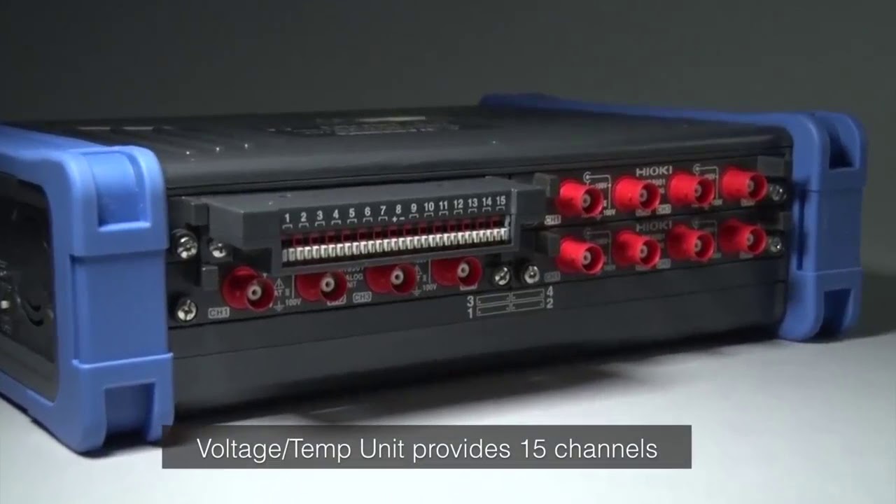 How to Use Memory HiCorders: As a Multi-channel High-speed Data Logger