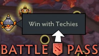 How I boost my Battle Pass Level with Techies? SUPER FAST!!🔥