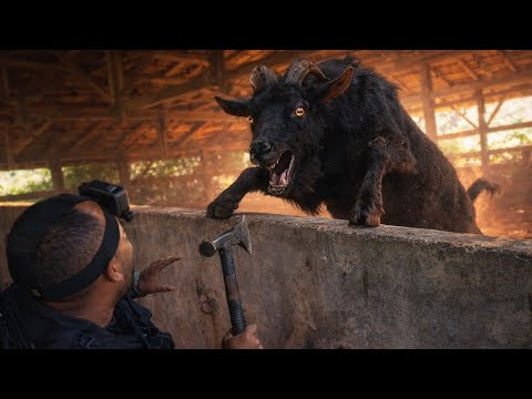 BODE A CRIATURA PULA O MURO PARA ATACAR *Berros do bode foram ouvidos