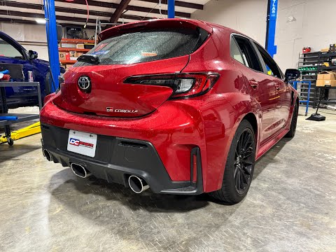 DC Sports GR Corolla Exhaust Sound Test