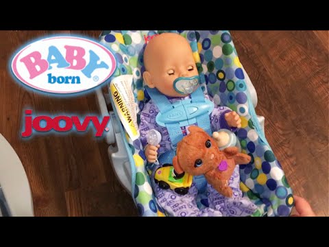 Baby Born Flynn's New Joovy Doll Car Seat Video