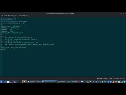 Coding Simple Moving Average With Python