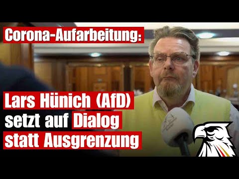 Corona-Aufarbeitung: Lars Hünich (MdL | AfD Brandenburg) setzt auf Dialog statt Ausgrenzung