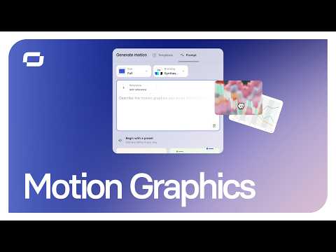Introducing: Motion Graphics in Synthesia