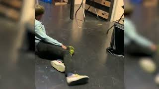 Här knockas klimataktivisten av TV4:s kamera i "Let's dance"-finalen