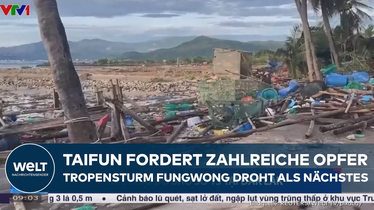 SÜDOSTASIEN: Schwerer Taifun erreicht Vietnam - Chaos auf den Philippinen! Schockierende Bilder