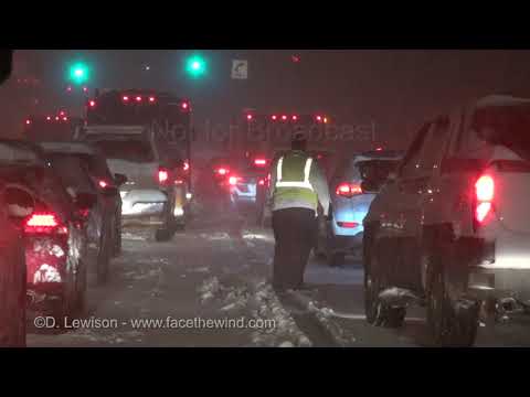 Snowstorm & Traffic Nightmare - Poughkeepsie NY