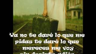 Me Voy Jesse &amp; Joy Letra