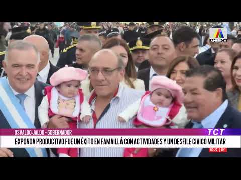 EXPONOA PRODUCTIVO fue un éxito en Famaillá con actividades y desfile civico miliar