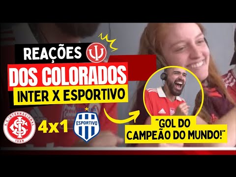 REAÇÕES DA RÁDIO INFERNO - INTER 4x1 ESPORTIVO