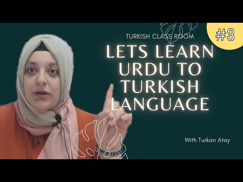 Let's Learn Turkish With Me / Colors And Common Sentences Urdu To Turkish Language  No : 03