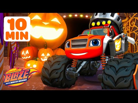 Blaze's PUMPKIN Missions, Rescues and Adventures! 🎃 w/ AJ | Blaze and the Monster Machines