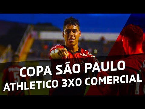 COPINHA: Athletico Paranaense 3x0 Comercial (SP) | MELHORES MOMENTOS