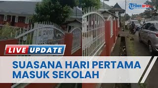 Seusai Libur Natal dan Tahun Baru 2023, Siswa di Minahasa Utara Bersih-bersih Sekolah