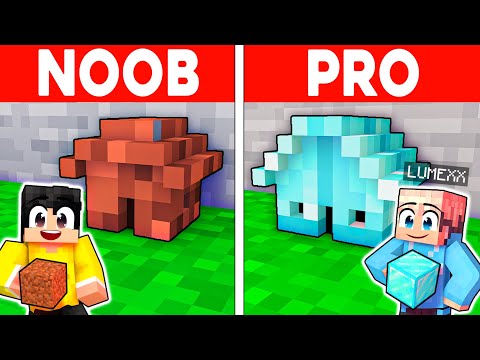 Minecraft NOOB vs PRO: Sicherstes KLEINSTES HAUS (Bau Battle Challenge)