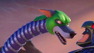 Fred and Blue falcon fighting