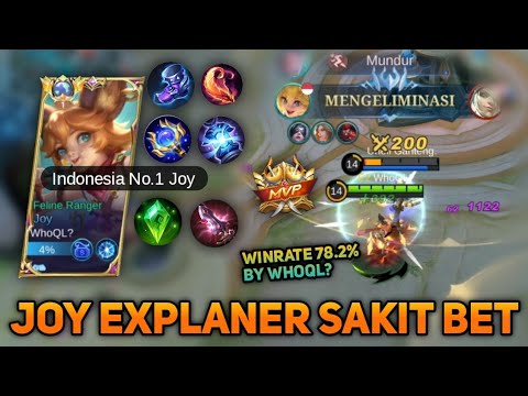 🔴SAKIT PARAH‼️Best Build & Rotasi Joy Exp 2023‼️JOY TOP 1 GLOBAL INDONESA‼️BY WHOQL?‼️