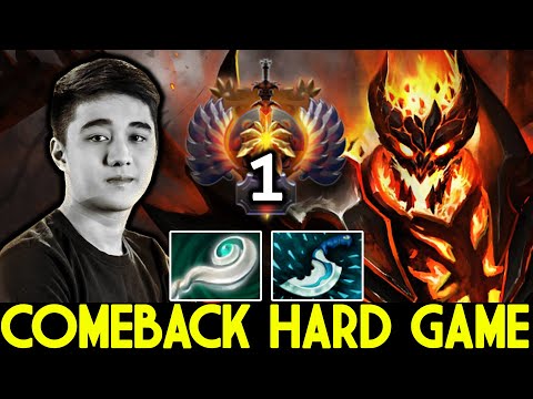 ABED [Shadow Fiend] 11K MMR Mid Comeback Hard Game 7.26 Dota 2