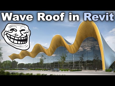 Wave Roof in Revit - Revit Massing Tutorial