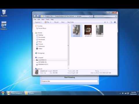 Rotate Multiple AVI Files Software