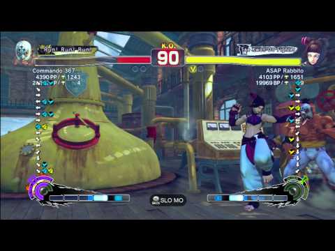 #1 Commando 367(El Fuerte) Vs ASAP Rabbito(Juri) SSF4AE v2012 Ranked Replay 720p