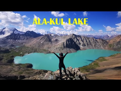 #9 [Quirguistão] Vista espetacular do Lago Ala-kul criada por geleiras/Escalada Ala-kul Ala-kul Ala-kul Arashan 9 | Lago Ala-kul, Altyn Arashan Caminhadas, Quirguistão, Travel Vlog