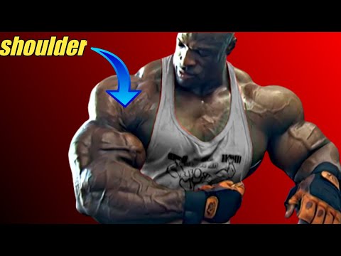 HEAVY SHOULDER DAY WITH RONNIE COLEMAN - BUILD SOME MUSCLE - BIG WIDE SHOULDERS