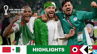 Morocco v Algeria  FIFA Arab Cup Qatar 2021  Match