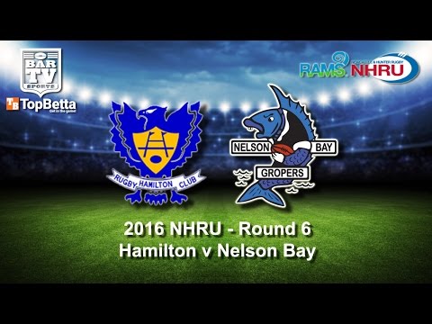 2016 NHRU Round 6 Delayed Broadcast - Hamilton Hawks v Nelson Bay Marlins