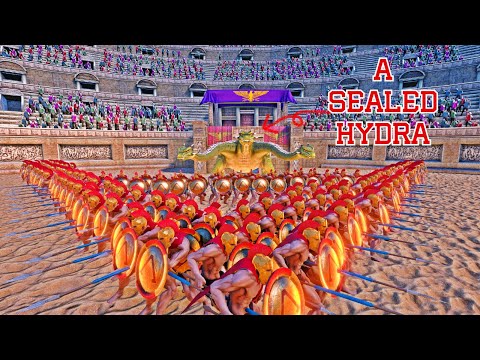 Can Dragon Army save Hydra sealed in Sparta Village? - Ultimate Epic Battle Simulator UEBS