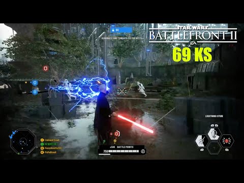 Count Dooku & Sith Lawd Palpatine Slaughter the Wookies | 69 Killstreak - Star Wars Battlefront 2