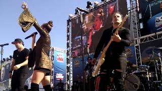 The Band Perry at the  Nascar Championship Comeback Kid