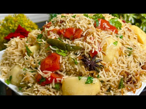 Aloo Yakhni Pulao Recipe