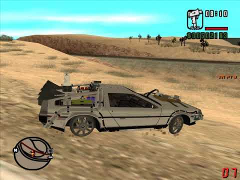 Grand Theft Auto Back To The Future. Delorean BTTF 3 Adventure(Version 2)